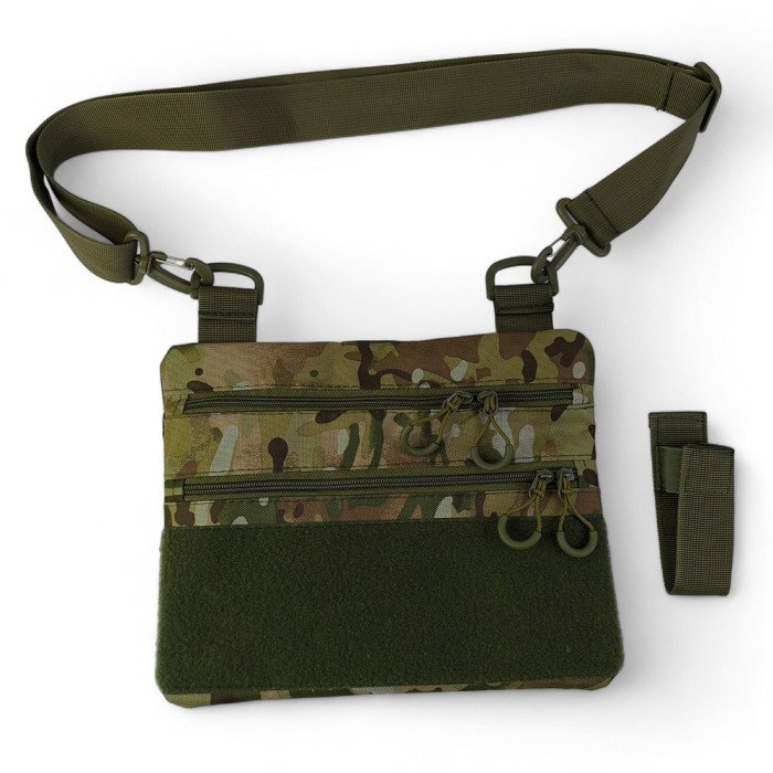 Чоловіча сумка нагрудна тактична, Сумка через плече військова, Тактичний рюкзак через плече