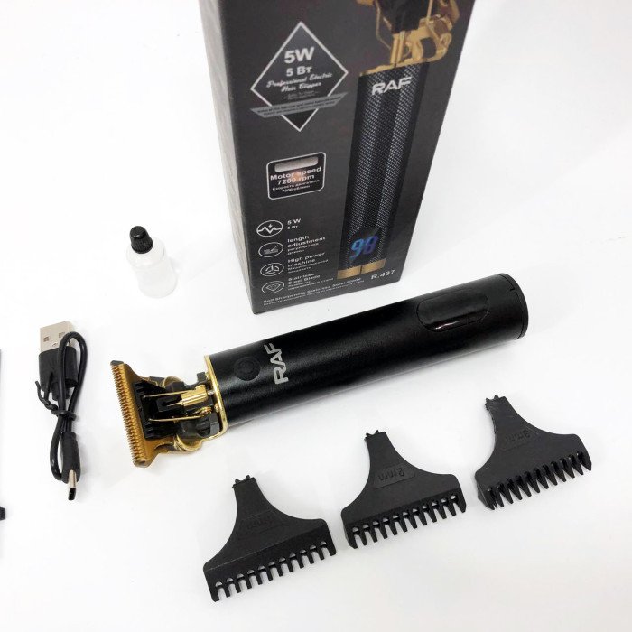 Тример RAF R.437 для стрижки волосся та бороди акумуляторна