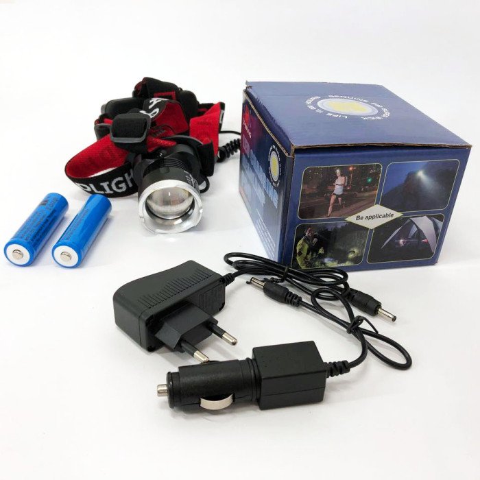 Налобний ліхтар X-Balog BL-T07B-P90, потужний тактичний ліхтарик налобний, водонепроникний ліхтар