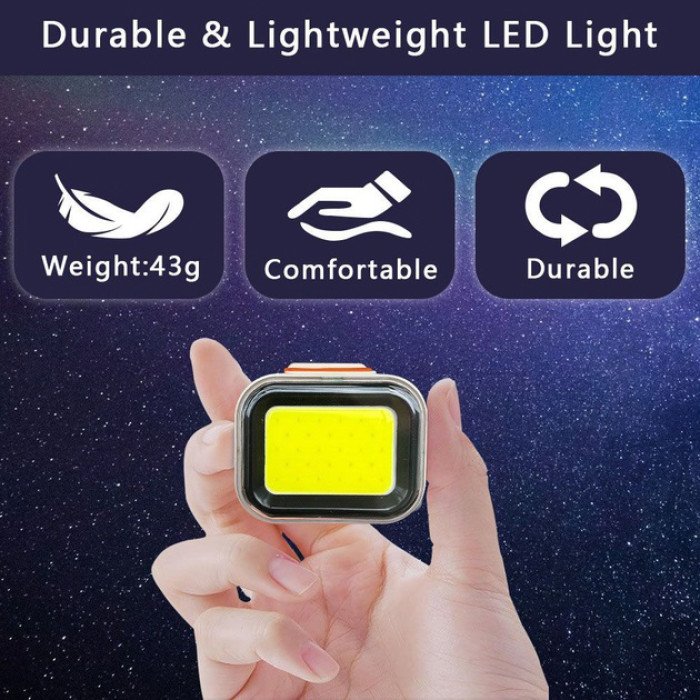 Ліхтар налобний CY-2027-B-COB(white+red)