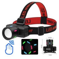 Ліхтар налобний KX-1832-TG, Потужний ліхтар для риболовлі, Ліхтарик на голову для домашніх робіт