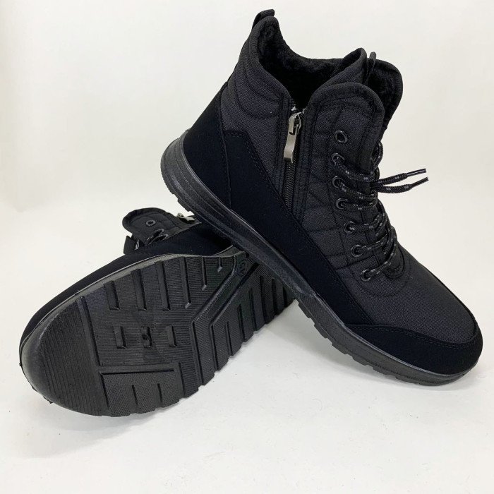 Черевики чоловічі утеплені 41р 27см Високі кросівки термо, Черевики кросівки хутро