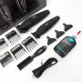 Професійний набір для стрижки волосся VGR V-640 акумуляторний Barber Combo PREMIUM. Колір: чорний