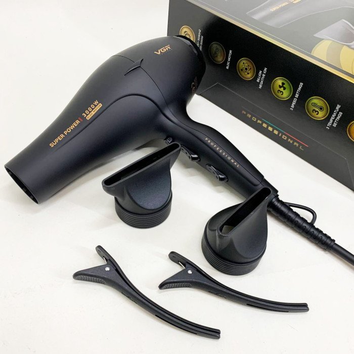 Фен VGR V-406 BLACK 3000Вт