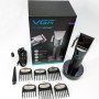 Професійна бездротова машинка для стрижки VGR V-682 тример для волосся, бороди та вусів на підставці