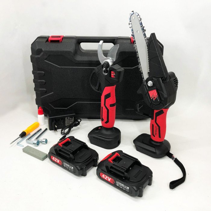 Пила обрізна акумуляторна 15 см, Ланцюгова мініпила-сучкоріз, Краща акумуляторна ланцюгова пилка