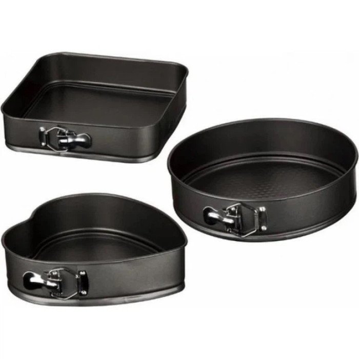 Форми для випікання UNIQUE UN-1703 3шт діаметр 24, 26, 28 см набір форм для тортів бісквітів кексів