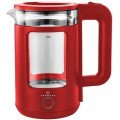 Чайник скляний електричний Edenberg EB-83558 1500Вт Електрочайник із підсвічуванням 2л Red