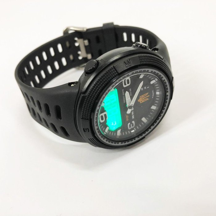 Годинник наручний чоловічий SKMEI 5561/1655BKWT, спортивний, Чоловічий армійський водостійкий тактичний годинник