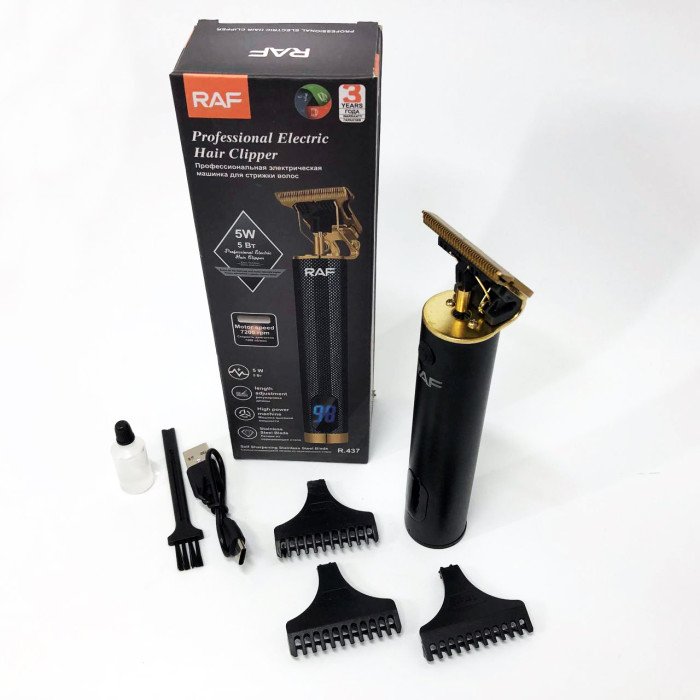 Тример RAF R.437 для стрижки волосся та бороди акумуляторна