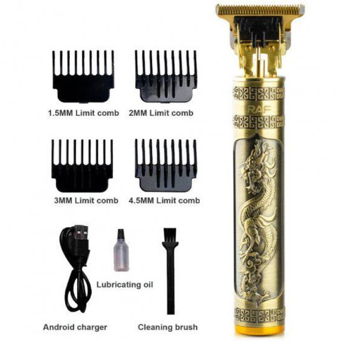 Професійна акумуляторна машинка триммер RAF R.429 для стрижки волосся 5 Вт