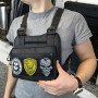 Тактична нагрудна сумка з патч-панеллю, сумка чоловіча розгрузочна, розгрузка жилет