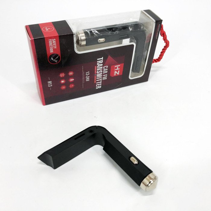 Автомобільний MP3 Трансмітер FM-модулятор HZ H13 LCD AUX/USB, Bluetooth фм передавач для автомагнітоли