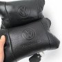 Набір шкіряних подушок 2шт - Volkswagen на підголовник у машину, Автомобільна подушка