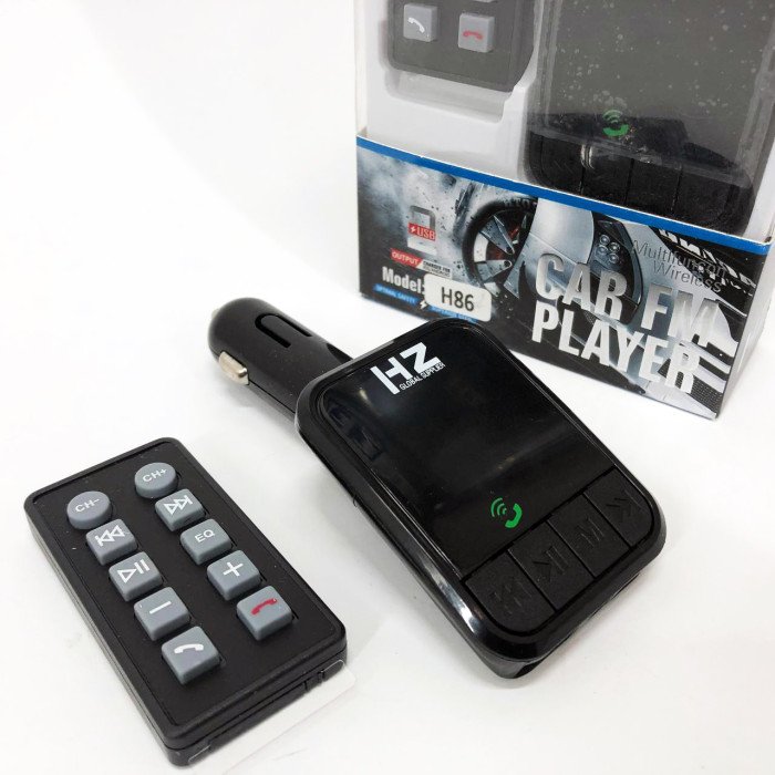 Трансмітер/модулятор H86BT, FM модулятор з bluetooth, FM трансмітер в машину, Якісний фм модулятор