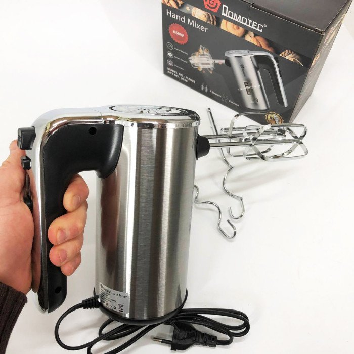 Міксер кухонний DOMOTEC R 6693 ручний універсальний 5 швидкостей 650W