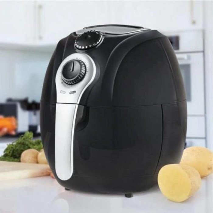 Аерофритниця Мультипіч Аерогриль Domotec MS-3220 1300W 4,5 л Безмасляна з Таймером. Колір: чорний