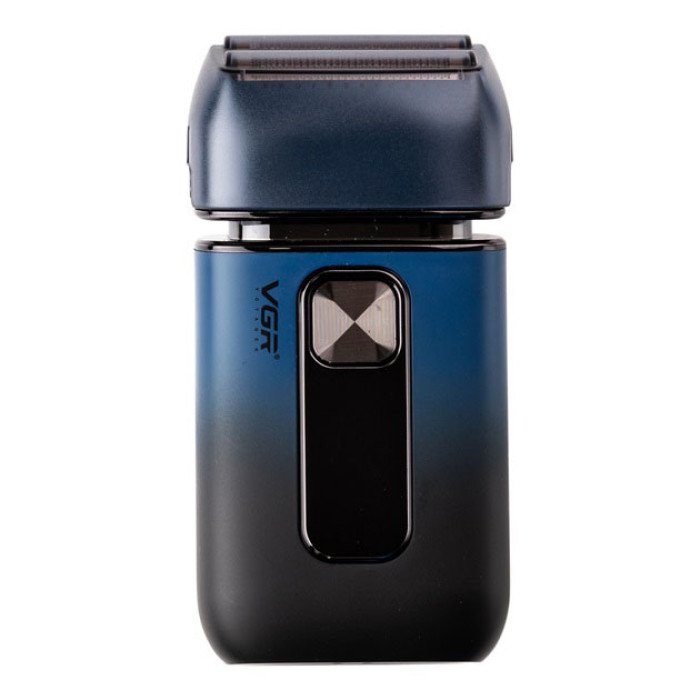 Електробритва-шейвер VGR V-362 чоловіча професійна для сухого гоління з тримером. Колір: синій