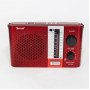 Радіоприймач переносний GOLON RX F12 AM/FM/SW, Радіоприймач am fm, Радіо переносне фм. Колір: червоний