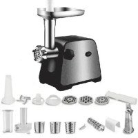 Електрична м'ясорубка 4500Вт Domotec MS-2028 шнекова м'ясорубка з металевим шнеком та лотком