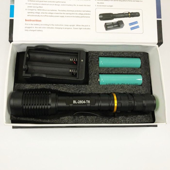 Тактичний ліхтарик Bailong Police BL-2804-T6, ліхтарик police оригінал, водонепроникний ліхтарик