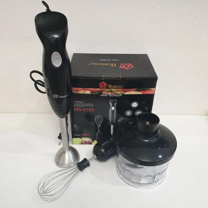 Подарунковий набір: сендвічница DOMOTEC MS-7777 + Блендер DOMOTEC MS-5103