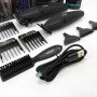 Професійний набір для стрижки волосся VGR V-640 акумуляторний Barber Combo PREMIUM. Колір: чорний
