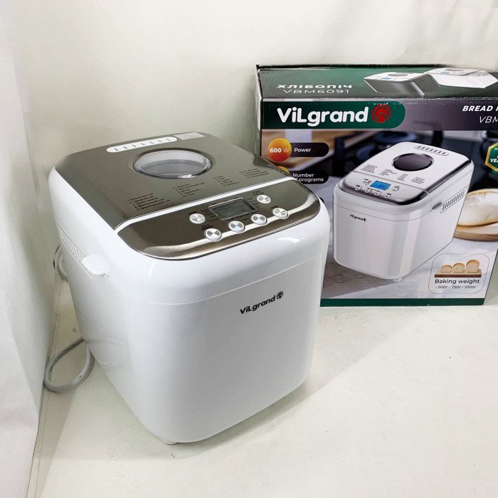 Хлібопічка ViLgrand VBM6091. Колір: білий