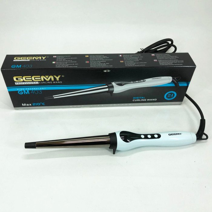 Конусна професійна плойка для локонів Gemei GM-403
