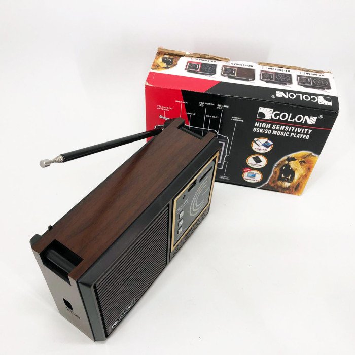 Радіоприймач акумуляторний автономний GOLON RX-9933UAR, Радіо приймачі від мережі