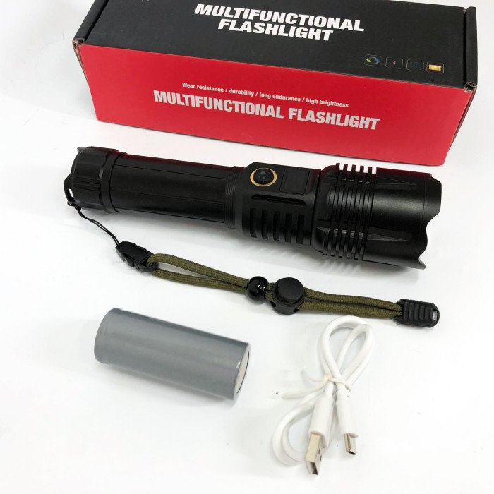 Ліхтар акумуляторний PLD-501 White Laser LED PM10-TG, потужний акумуляторний лед ліхтарик, сильний ліхтарик