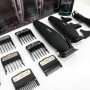 Професійний набір для стрижки волосся VGR V-640 акумуляторний Barber Combo PREMIUM. Колір: чорний