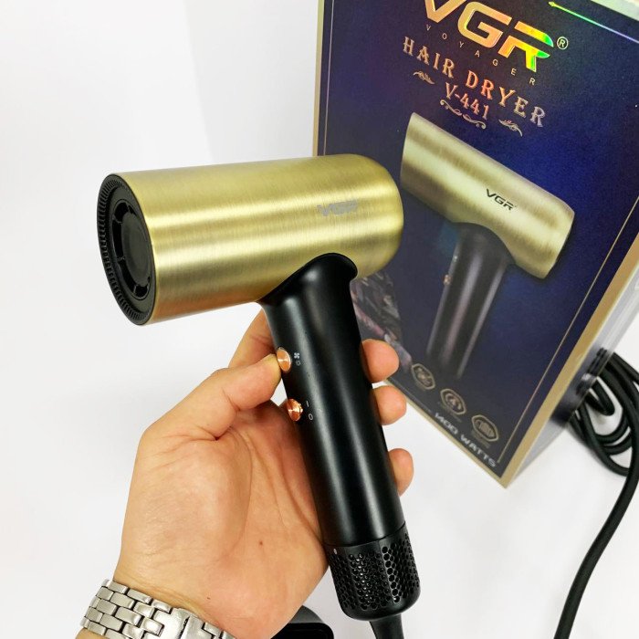 Фен професійний VGR V-441 з 3 рівнями обдування та 4 рівнями температури