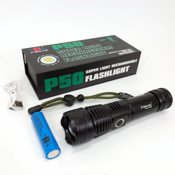 Тактичний ліхтар POLICE BL-X71-P50 Тактичні ліхтарі | Надпотужний ліхтарик