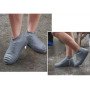 Багаторазові бахіли-чохли L (41-45 розмір) для взуття силіконові від води та бруду. Колір: сірий
