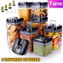 Набір контейнерів для їжі FOOD Storage Container Set на клямках із ущільнювачем із 7 предметів