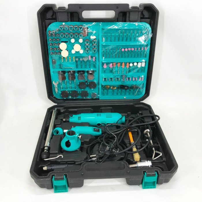 Ручний електричний гравер + гравер Mini 12V з 236 насадками, електричний електричний міні, Дриль гравер