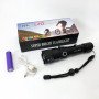 Ліхтар ручний акумуляторний PLD-11-4XPE(RGB), Кишеньковий ліхтар із usb зарядкою, Тактичний ліхтар police