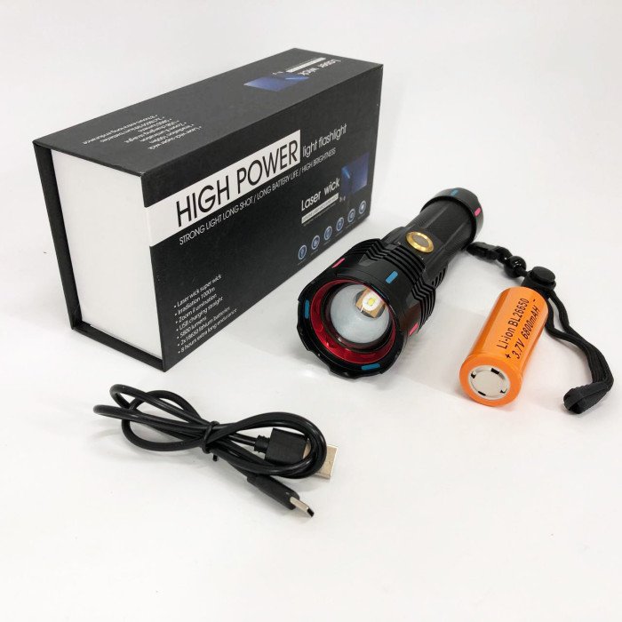 Ліхтар X-BALOG FLUORESCENCE G25 PM30-TG, Надпотужний ліхтарик, Яскравий ліхтарик, Якісний ліхтарик