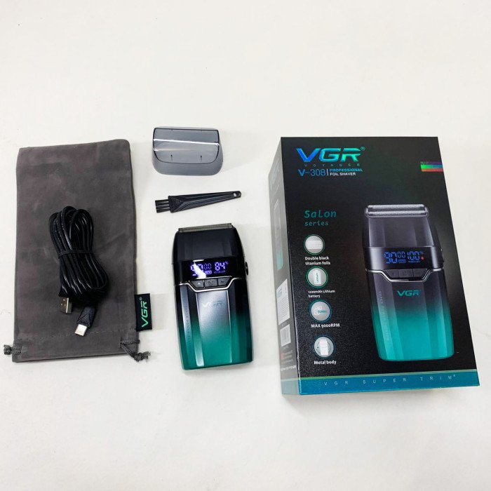 Електробритва VGR V-308 GREEN шейвер