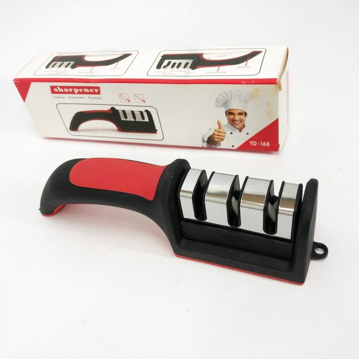 Професійна Ручна Точилка для ножів 3 рівня заточування Fast Sharpener RS-168