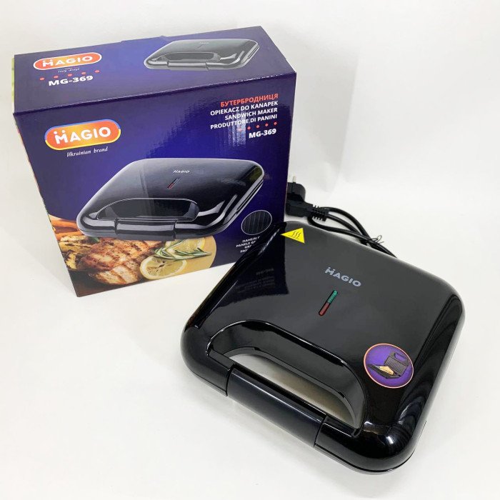 Бутербродниця сендвічниця Magio MG-369
