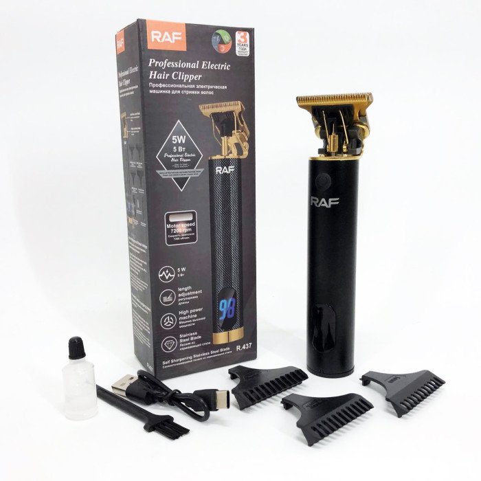 Тример RAF R.437 для стрижки волосся та бороди акумуляторна