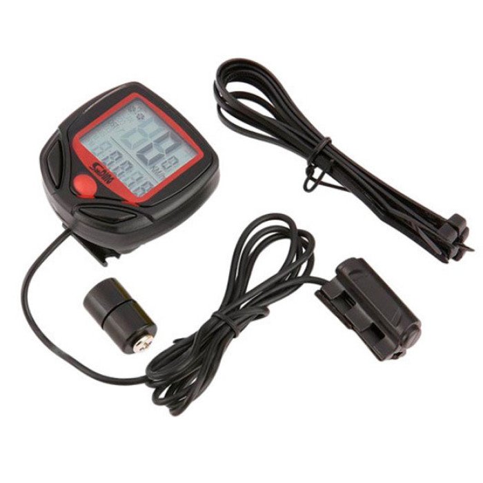 Велокомп'ютер SunDING SD-548B одометр спідометр 15 функцій