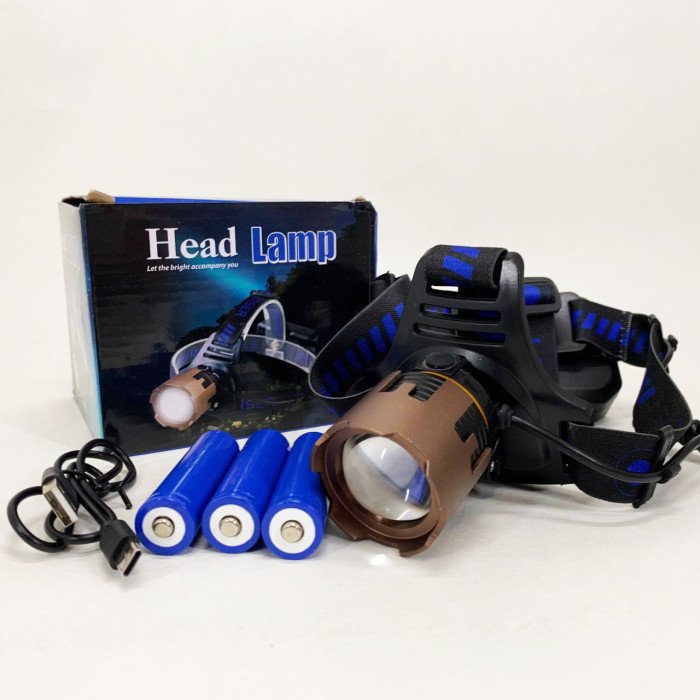 Ліхтар налобний A50-TG, Power Bank 3x18650