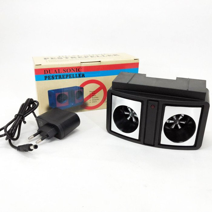Ультразвуковий електронний відлякувач гризунів, мишей, щурів та комах DUAL SONIC PEST REPELLER