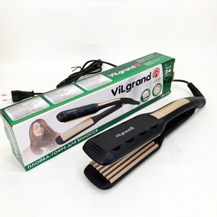 Плойка для волосся ViLgrand VHS-110. Колір: золотий