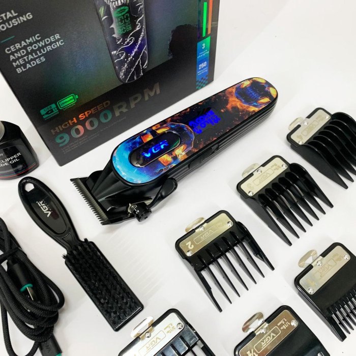 Акумуляторна машинка для стрижки VGR V-279 RED