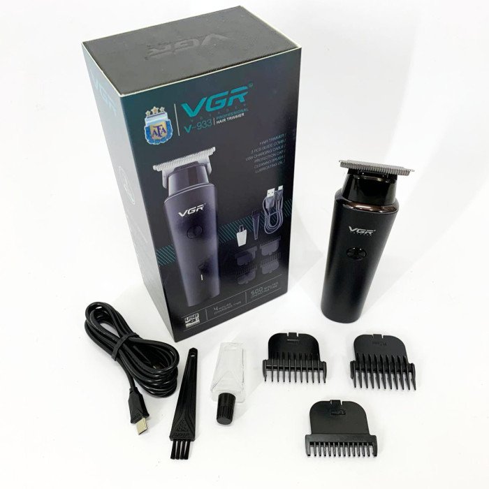 Акумуляторний триммер для стрижки волосся VGR V-933, Тример набір для стрижки волосся та для гоління
