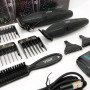 Професійний набір для стрижки волосся VGR V-640 акумуляторний Barber Combo PREMIUM. Колір: чорний